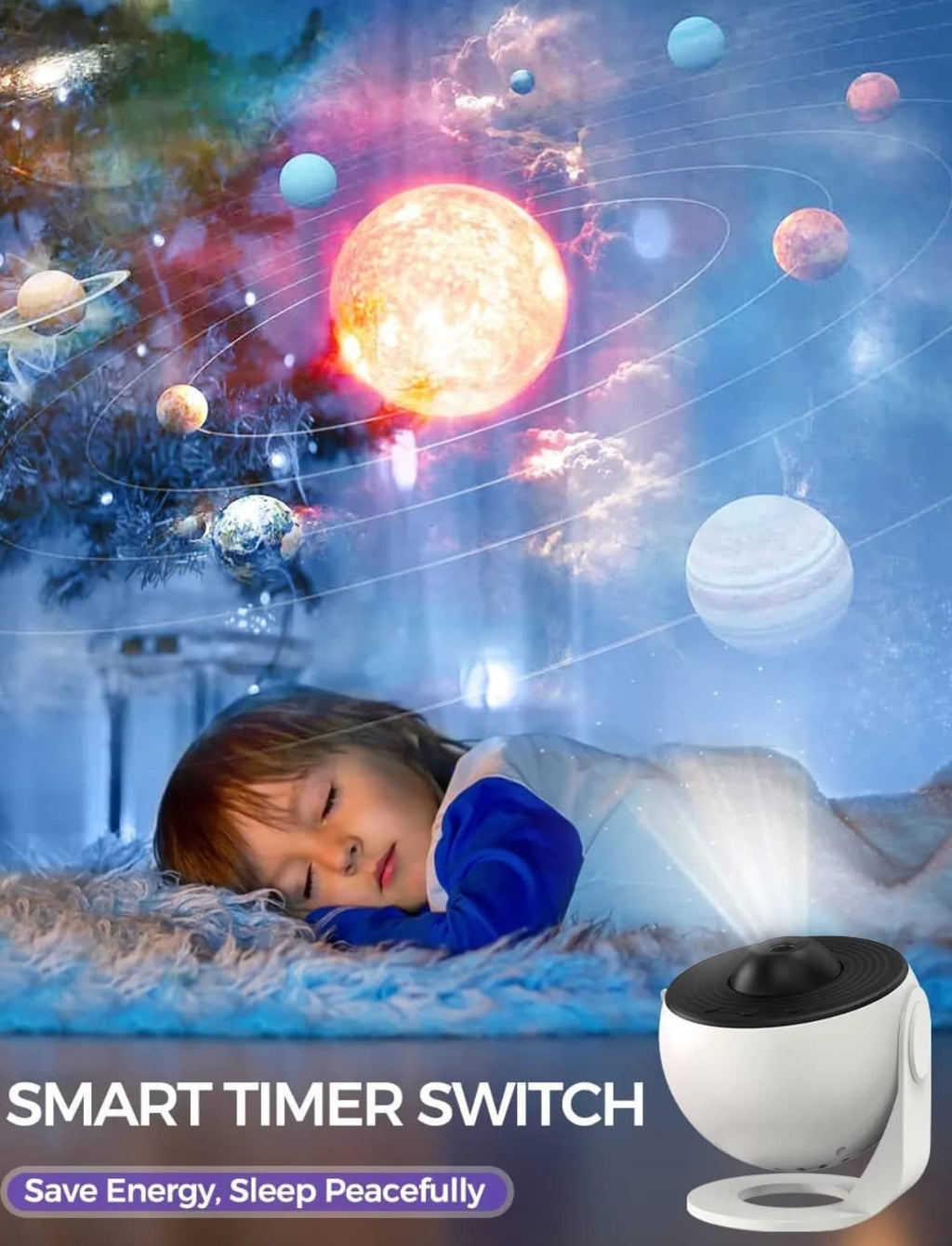 Projetor de galáxia planetária 12 em 1