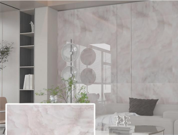 Papel adesivo de mármore em pvc