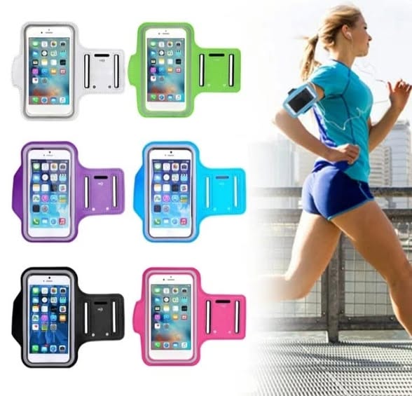 Suporte de braçadeira para celular