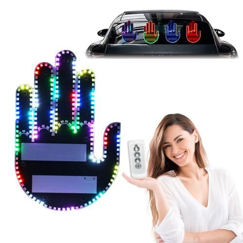 Mão Led Engraçada Para Carros